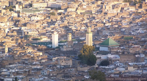La Mosquée Karaouiyine (minaret blanc)